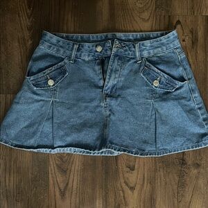 SHEIN Blue Denim Mini Skirt